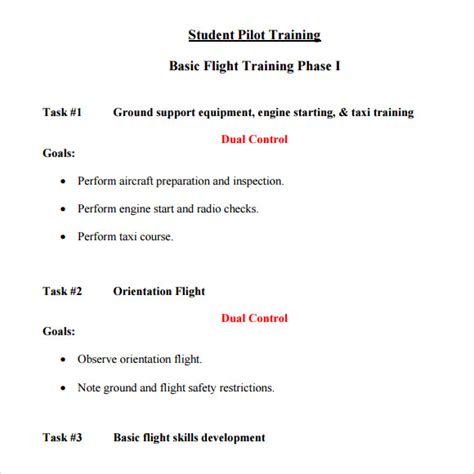 Free 7 Amazing Training Outline Templates In Pdf Ms Word