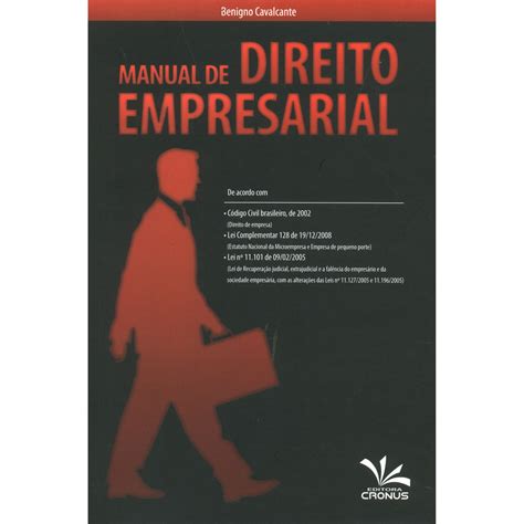 Livro Manual De Direito Empresarial Submarino