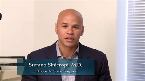 Stefano Sinicropi Md On Back Pain On Vimeo