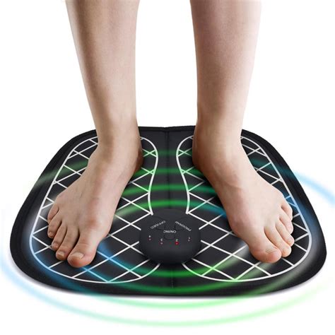 Electric Ems Foot Massager Feet Mat Electronic Pulse Wave Pad Machine