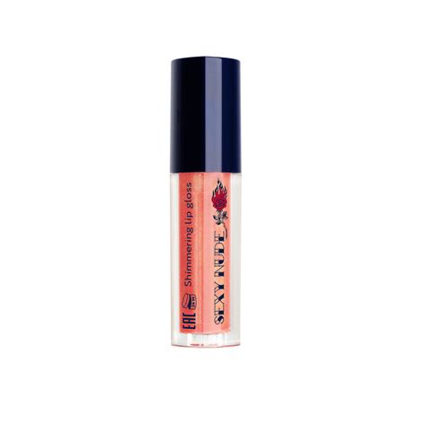 SHU Блеск для губ мерцающий Sexy Nude 450 нежный розовый 3 мл купить