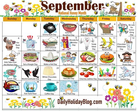 Impressive Kids Calendar Of Quirky Holidays | Blog, Kostenlos, Fest