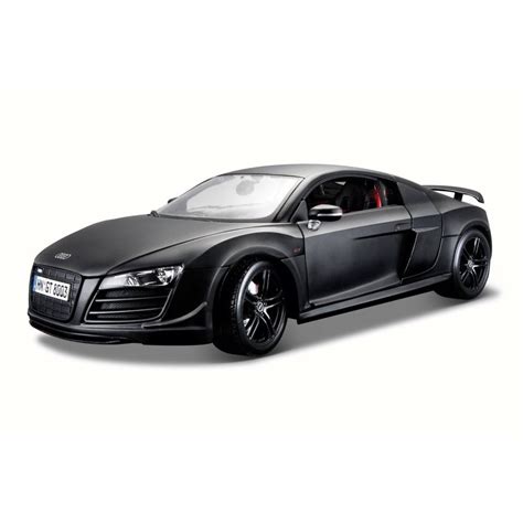 Audi R8 Gt Matte Black Maisto 36190bk 118 Scale Diecast Model Toy