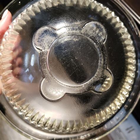 Hazel Atlas Aurora Clear Ribbed Depression Glass Mixing Bowl Etsy