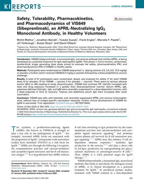 PDF Safety Tolerability Pharmacokinetics And Pharmacodynamics Of