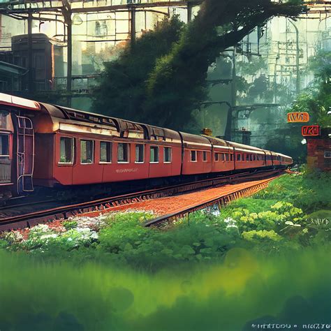 ArtStation - Abandoned places, trains | Artworks