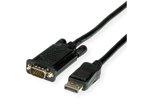 ROLINE Kabel DisplayPort-VGA, DP ST | VGA ST DisplayPort-VGA Adapter ...