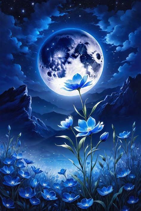 Pin by KARY HERNÁNDEZ on MI MUNDO AZUL in 2024 Beautiful moon