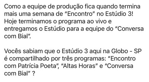 Miss Bonita Sbtista On Twitter Uma Curiosidade Que Eu Sempre Tive Foi Sanada Hoje O Estúdio 3