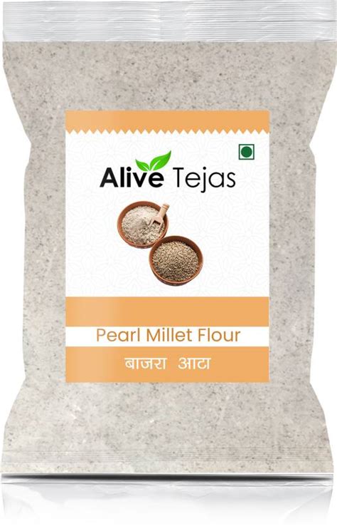 Alive Tejas Best Quality Bajra Atta 500gm Pack Of 1 Pearl Millet