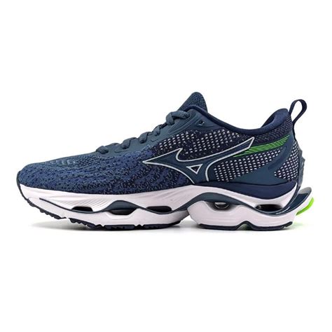 Tênis Mizuno Wave Stratos Masculino Azul