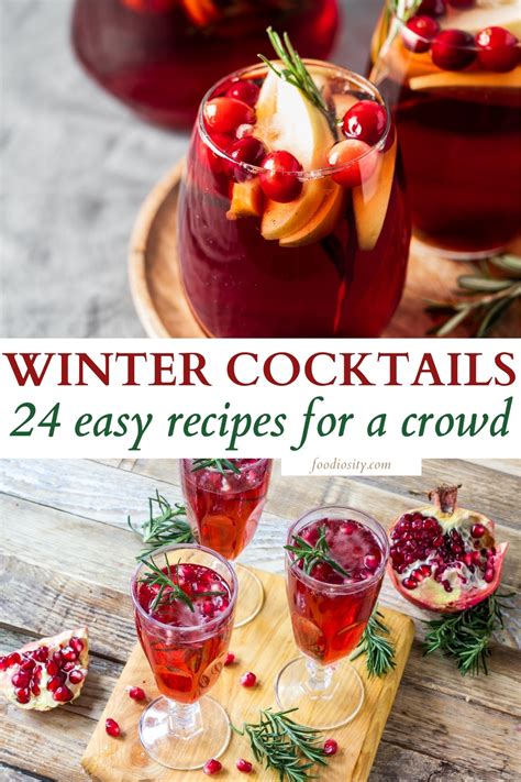 24 Winter Cocktails Easy Recipes For The Holidays Foodiosity