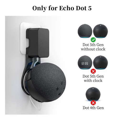 Outlet Wall Mount For Echo Dot Th Gen