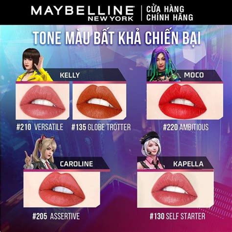 Cập Nhật Bảng Màu Son Maybelline Mới Nhất đầy đủ Nhất 2023 Beaudyvn