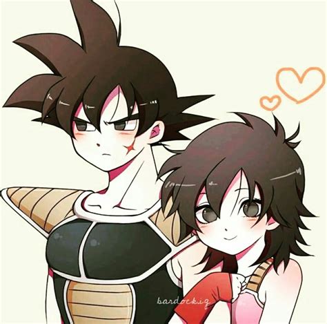 Bardock And Gine Personajes De Dragon Ball Dibujos Parejas De Anime