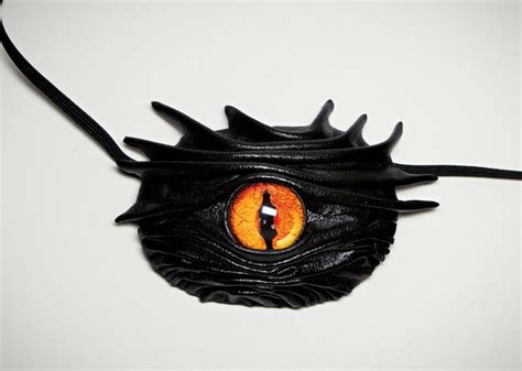 Dragon Eye Eyepatch Black Leather Gothic Style Eye Patch Burning Man