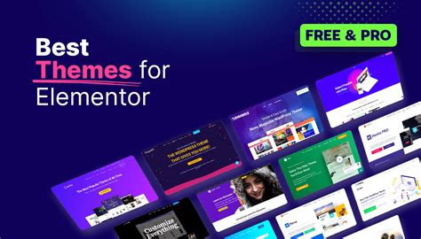 20 Best Themes For Elementor Free And Pro