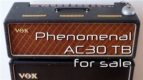 Phenomenal Sounding Jmi Vox Ac30 With A Copper Panel Integrated Top