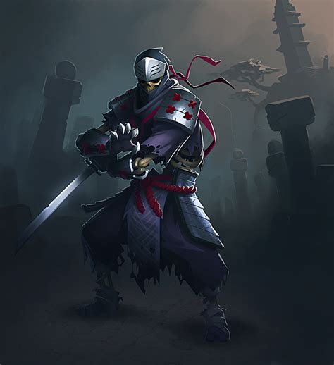 Undead Shinobi On Behance Samurai Art Ninja Art Undead