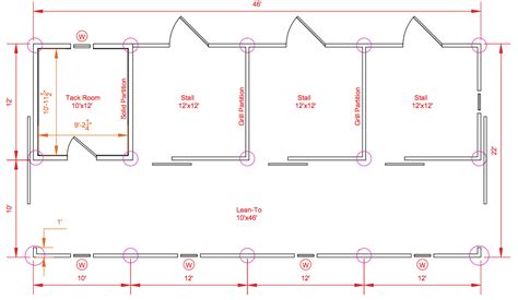 Horse Barn Layout Plans