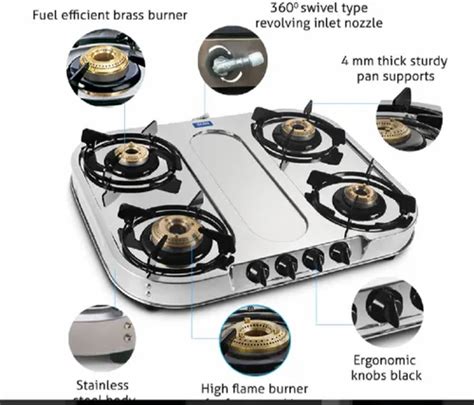 burner stainless steel gas stove  kitchen model namenumber