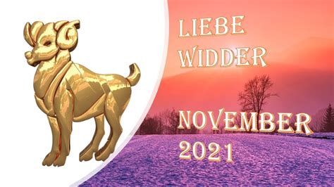 Taroskop Widder Liebe November 2021 YouTube