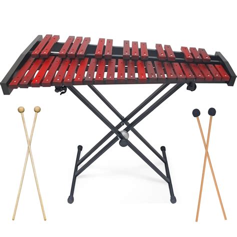 37 Note Glockenspiel Xylophone,Professional Wooden Glockenspiel ...