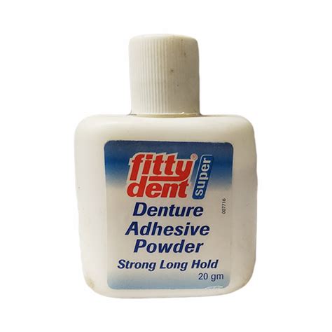 Fittydent Denture Adhesive Powder 20gm : Price, Uses, Side Effects | Netmeds