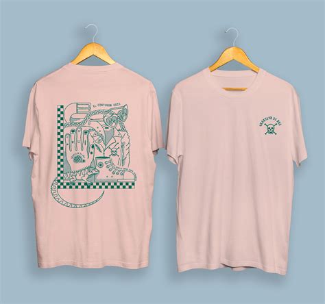 Cintur N Gris Rosa Cuarteto De Nos Gud Merch Colombia