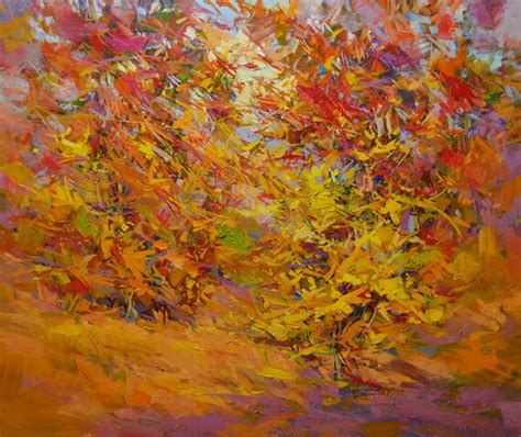 Oil painting fall landscape painting autumn canvas art