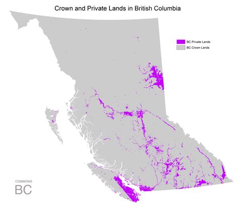 Crown And Private Lands In British Columbia Commons Bc