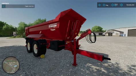 Krampe Halfpipe Hp 20 V1 0 0 1 Fs22 Mod Farming Simulator 22 Mod