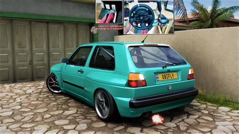 420HP Volkswagen Golf MK2 Gti 16v Wide Body RWD Anti Lag Forza