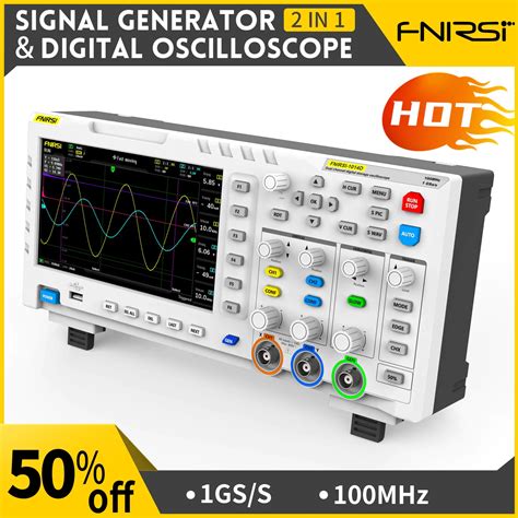 Fnirsi D Digital Oscilloscope Dual Channel Input Signal Generator