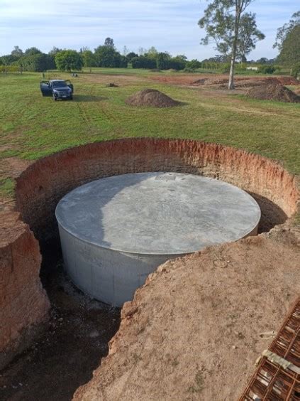 Underground Concrete Water Tank Pokolbin Terry Miller Concrete Tanks