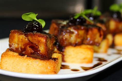 Foie Gras Po L Aux Pommes Et Vinaigre Balsamique Ch Teau Pi Gu