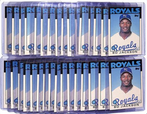 32 Lot 1986 Topps Traded Bo Jackson Rookie RC 50T Royals EBay