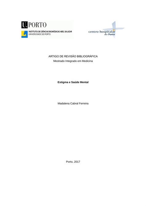 Pdf Artigo De Revis O Bibliogr Fica Reposit Rio Aberto Aluna Do