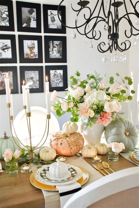 Home and Fabulous: GLAMOROUS THANKSGIVING DINNER TABLE