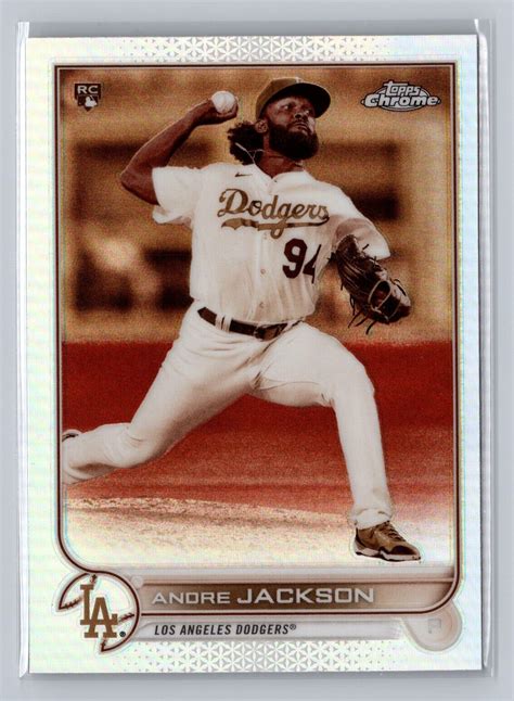 Andre Jackson 2022 Topps Chrome 121 Sepia Refractor Rookie EBay