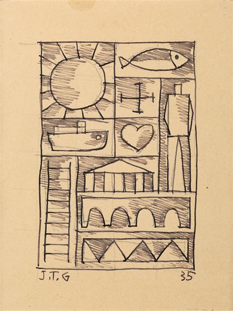 Dibujo Constructivo Con Sol Y Pez Malba