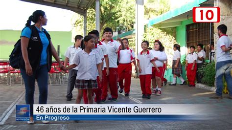 46 años de la Primaria Vicente Guerrero en Progreso YouTube