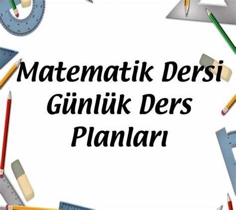 Günlük Planlar Matematik Vakti