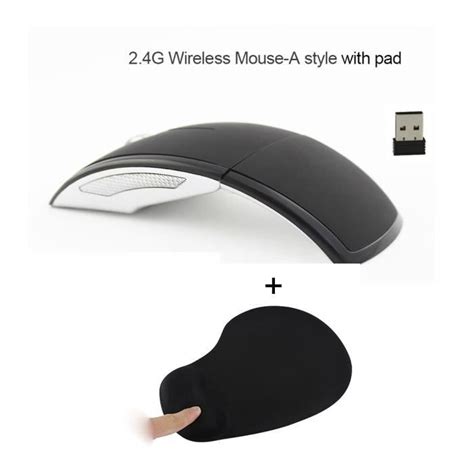 Souris A Wireless With Pad Souris Tactile Arc Sans Fil Bluetooth