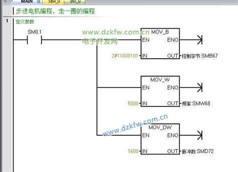 西门子s7 200smart编程程序步进电机控制，步进电机与驱动器接线方法 Pls