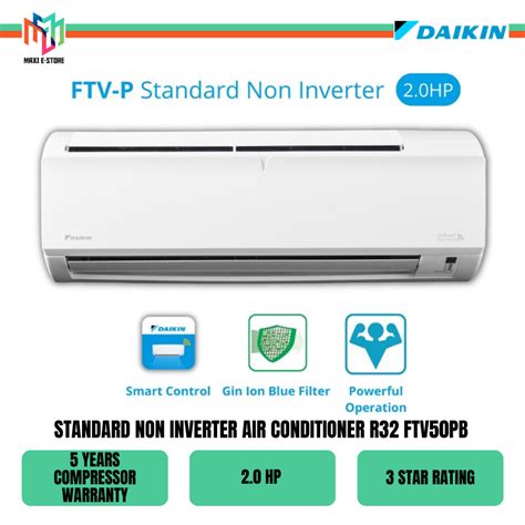 Daikin Ftv50pb Standard Non Inverter Air Conditioner Ftv P R32 Air Cond