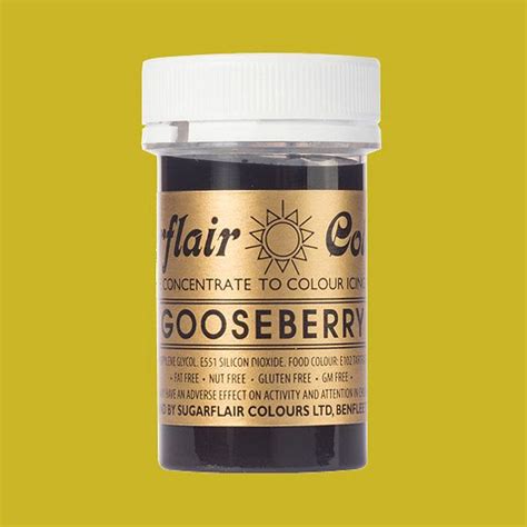 Sugarflair Gooseberry G Spectral Food Colouring Paste