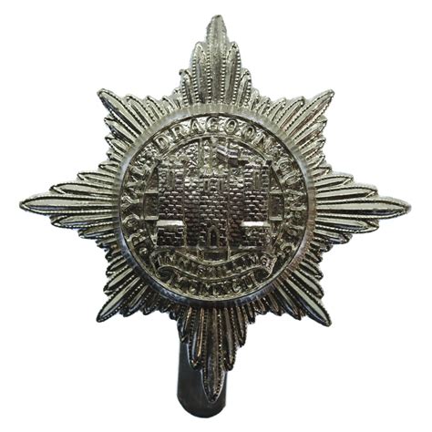 Royal Dragoon Guards Anodised Staybrite Cap Badge