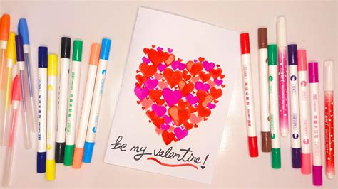 Easy And Beautiful Card For Valentine S Day Youtube