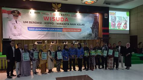 Dinas Koperasi Dan UKM Kabupaten Blitar Gelar Wisuda UM Berdasi Keppo